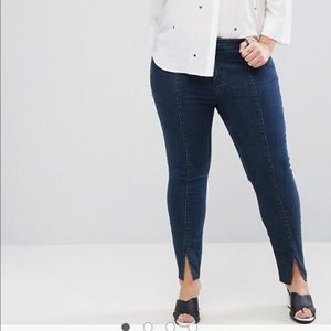 ASOS split hem jeans